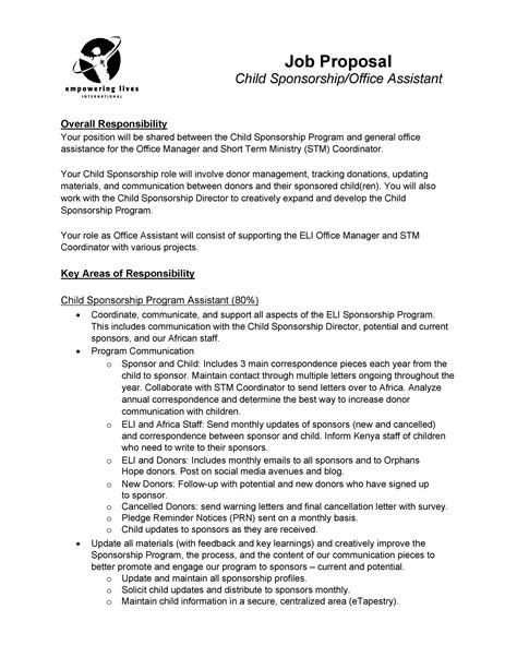 Job Proposal 12+ Examples, Format, Pdf Examples