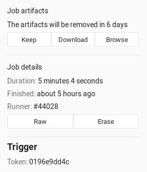 Job only: [triggers] not work if triggered by $CI_JOB_TOKEN - GitLab