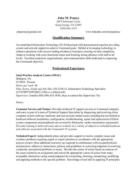 Job series 2210. This position is available in the following series: GS-2210 - Information Technology Management. Position Overview. Do you want something more than just a job, do you want a career? Consider applying as a Systems Administrator. As a System Administrator you will be involved in managing the software and hardware involved with running an ... 
