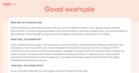 Job work example. Learn what a work sample is, see examples from different...