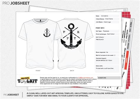 JobApproval_two Prepress Toolkit Apparel Templates and Tshirt graphics