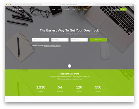 Jobboard Free Job Posting Website Template Design 2024 Colorlib