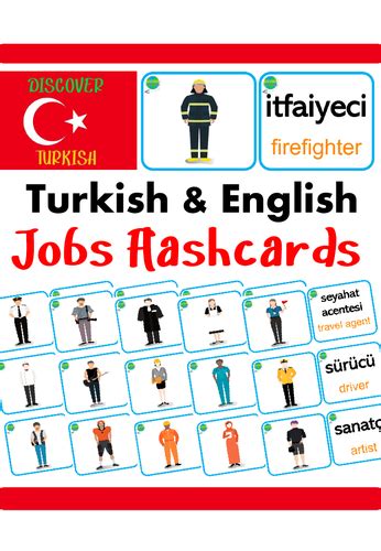 Jobs Flash Cards (Meslekler).