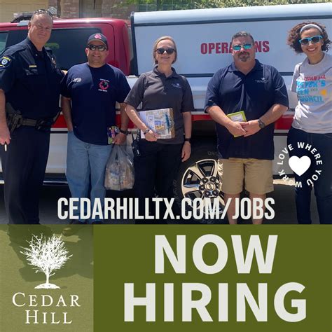 Jobs in cedar hill tx. Work Location: In person. If you require alternative methods of application or screening, you must approach the employer directly to request this as Indeed is not responsible for the employer's application process. 6,766 Night jobs available in Cedar Hill, TX on Indeed.com. Apply to Security Officer, Crew Member, Quality Technician and more! 