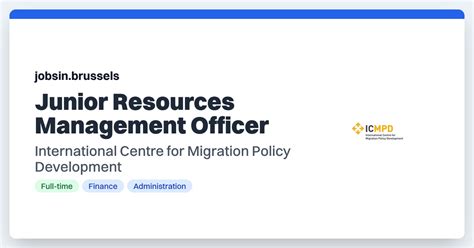 Jobs in migration policy