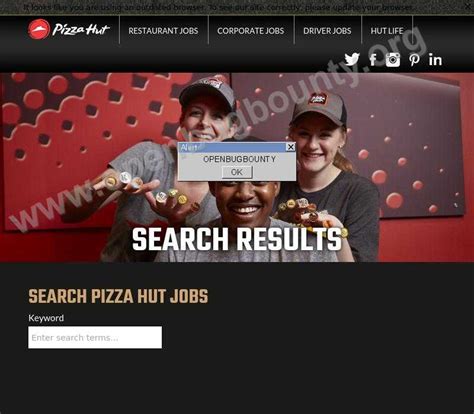Jobs pizza hut com. By accessing this website on a mobile device you agree to the following (do not access the website if you do not agree): You may not access this website or its content unless you are authorized in writing or by electronic agreement by Yum to do so, and unless you also are a current employee or contractor of (i) Yum, (ii) a commonly owned affiliate of Yum (KFC, … 