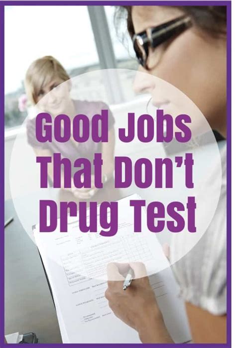Jobs who don't drug test. 7 Sept 2016 ... In many cases, employers require employees to take only a pre-employment drug test or a a pre-employment test plus a periodic test administered ... 