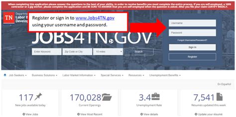JOBS4TN.GOV - Login and Registration Options. ... If you would like to become a fully registered user with JOBS4TN.GOV and have access to all of our online services, select one of the following account types. ... Register as this account type on behalf of your company. Here you will gain access to industry data, labor market information and job .... 