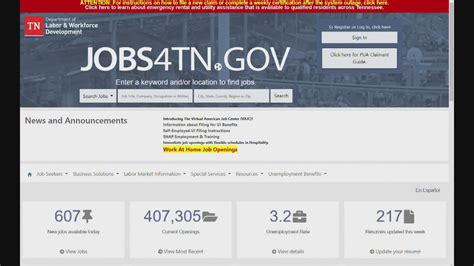 Jobs4tn unemployment login. The Office of Unemployment Insurance has discovered an increase in the number of imposter UI claim attempts. As our office continues to work closely with the Commonwealth Office of Technology to protect the UI system against fraudulent claims, we are asking employers and individuals to take precautions and assist our efforts to ensure you are ... 