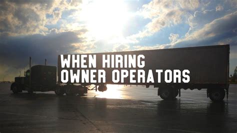 JobsInLogistics.com hiring Owner Operator in O