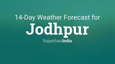 Jodhpur, India - Weather forecast & Hourly Temperature - Today