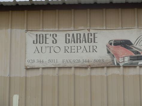 JOE'S GARAGE, 4228 E. 32nd Street, behind Specialty Sewing. Phone: 928.344.5011. Our whole family has gone to him for years. Joe is fair and reasonable, and he FIXES your car. Joe's Garage is a unicorn. Honest, trustworthy, and doesn't try to upsell you on anything. Highly recommend.. 