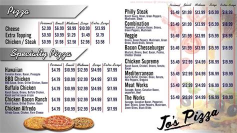 Joe's Pizza. Order Online. Menu. Reviews. Recommendat