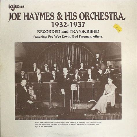 Joe Haymes Orchestra - Discography of American Historical …