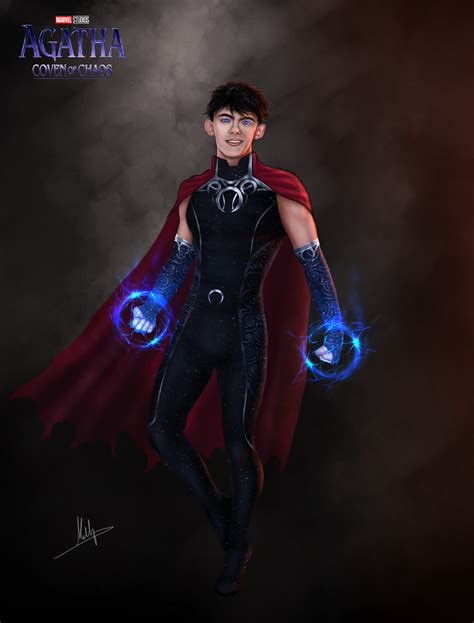 Joe Locke as Wiccan concept art - pinterest.com