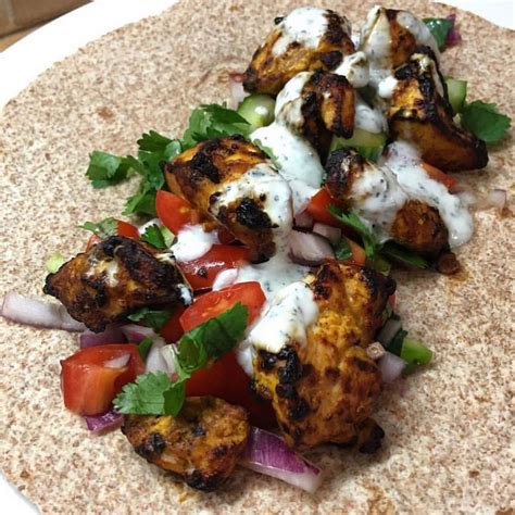 Joe Wicks on Instagram: “Homemade chicken tikka wrap from …