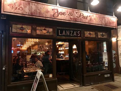 Joe and pats nyc. Open for private parties. Monday - Thursday 12 PM - 4 PM. Call for reservations (212) 677-4992. Family Owned and operated since 1960. In 1958, brothers … 