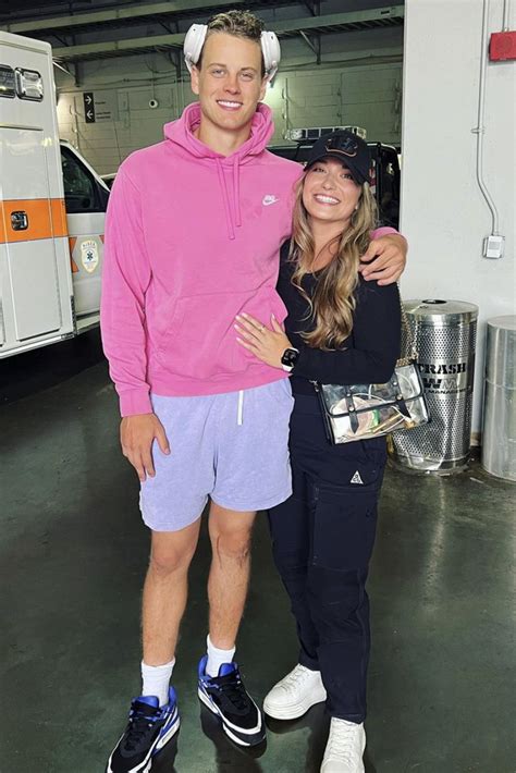Joe burrow engaged. Enter thousands of heartbroken women. While there is still no confirmation about the engagement, rumors are spreading faster than you can say “JoeyB” that Cincinnati Bengals QB Joe Burrow has ... 