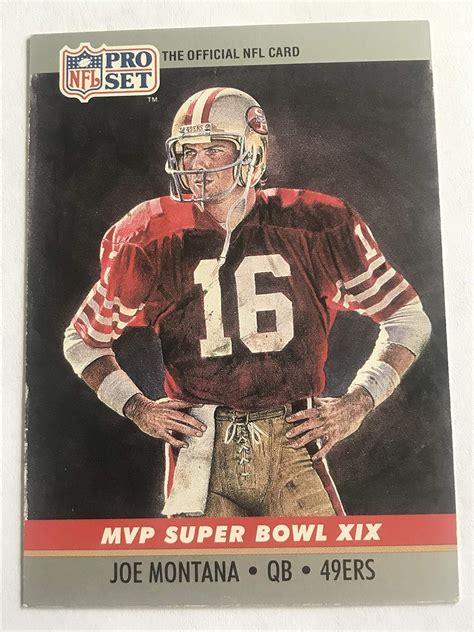 Nov 28, 2022 · 1986 McDonalds. Check your local McDonalds for eligibility to get a team sheet of 1986 cards. Distributed, and often today still sold in team sets, most teams are $10-20 and more rare than valuable. Even Montana is only $5-10. The chase cards are Jerry Rice, Reggie White, and Steve Young as alternate rookies. . Joe montana pro set card value