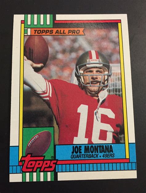 Joe montana topps card value. Get the best deals on Joe Montana Football Sports Trading Cards & Accessories when you shop the largest online selection at eBay.com. Free shipping on many items | Browse your favorite brands | affordable prices. ... 1986 Topps Joe Montana Football Sticker Card #61 NM-MT FREE SHIPPING. $1.95. Free shipping. or Best Offer. 2022 Leaf Trinity ... 