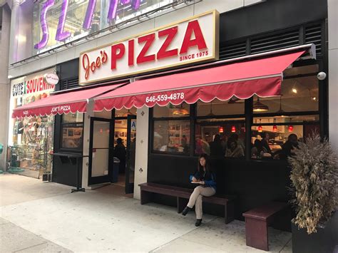 Joe pizza nyc. Joe's Pizza - Time's Square. 4.7 (461) • $3.99 Delivery Fee • 2567.8 mi • Pizza • American • Italian • Group Friendly • $$ • Info. Delivered by store staff. Delivery unavailable. 1435 Broadway. Group order. Joe's Pizza, located in Midtown West, Manhattan, is a highly-rated pizzeria known for using high-quality ingredients to ... 