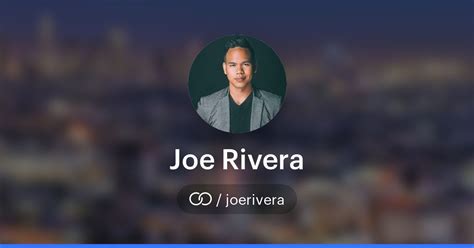 Joe rivera myspace