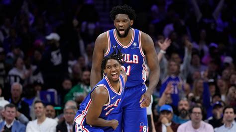 Joel Embiid, Tyrese Maxey lead 76ers to sixth straight win, 106-103 over Celtics