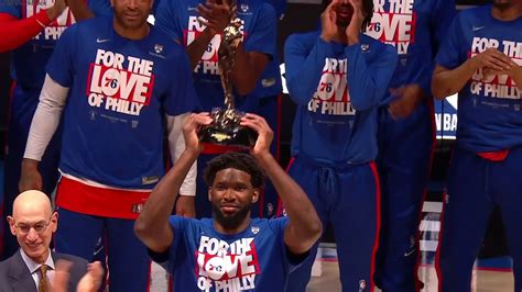 Joel embiid awards. May 3, 2023 · NBA MVP Joel Embiid talks award, status for Sixers' Game 2 vs. Celtics 30:32 The Sixers' superstar center took to social media, saying he "spoke it into existence" back in 2014 . 