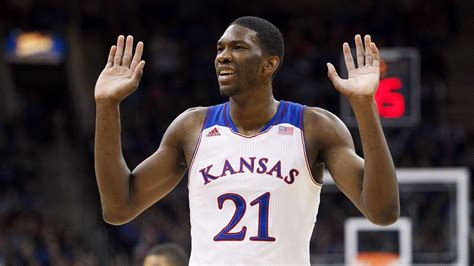 Joel Embiid Biography Joel Embiid is a 27 years old Cameroonian professional basketball player. He was born on 16th March 1994, in Yaoundé, Cameroon. ... Having begun playing basketball at college basketball, he played with the Kansas Jayhawks. Joel was drafted with the third overall pick in the 2014 NBA draft by the 76ers.