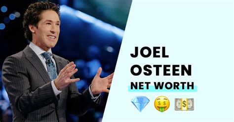 Joel osteen net wealth. Joel Osteen net worth: Personal Wealth. Joel Osteen ‘s book sales, radio show, public speaking fees, and church collection reportedly generate more than $70 million per year in total revenue. When asked about this exceptional income, Joel claims an individual should not feel guilt for possessing lots of material wealth. 
