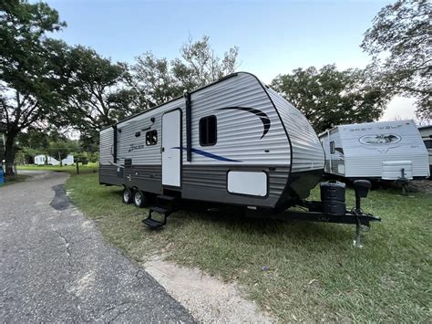 Jan 10, 2023 · Longest RV Reported: 28 feet (Class C) Reported by JayRedHawk on 5/29/2023. Number of Sites 77. Pad Type concrete. Reservations yes. Elevation 0 ft / 0 m. Max Length 65 ft. GPS: 29.8411, -85.3177 View on Google Maps. . 