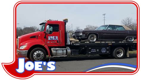 Joes towing. Joe's Towing and Auto. ·. . 4.19 reviews · Automotive Repair Shop. Hi! Please let us know how we can help. Services. Book an appointment or message to learn more. … 