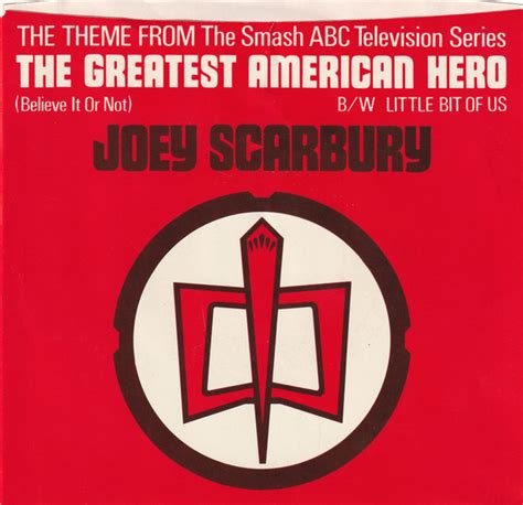 Joey Scarbury - Theme From The Greatest American Hero Believe …