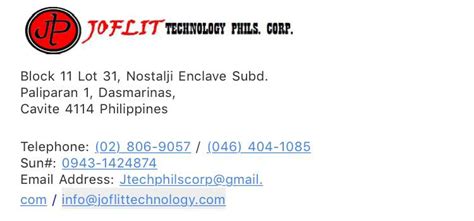 Joflit Technology Phils. Corp. - Facebook