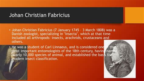 Johan christian fabricius discoveries and inventions