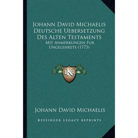 Johann david michaelis deutsche uebersetzung des alten testaments. - Manual for ford 532 hay baler.