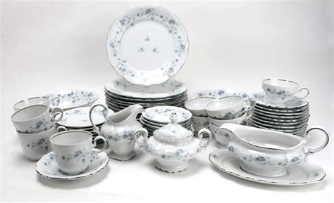 Johann haviland bavaria germany china set.  It features a decorative floral pattern...