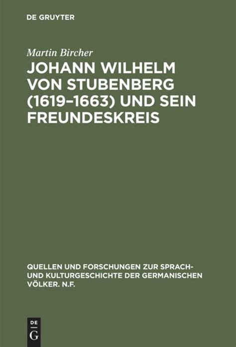 Johann wilhelm von stubenberg [1619 1663] und sein freundeskreis. - W moim krakowie nad wczorajszą wisłą.