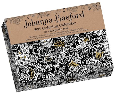 Read Johanna Basford 2019 Coloring Daytoday Calendar By Johanna Basford