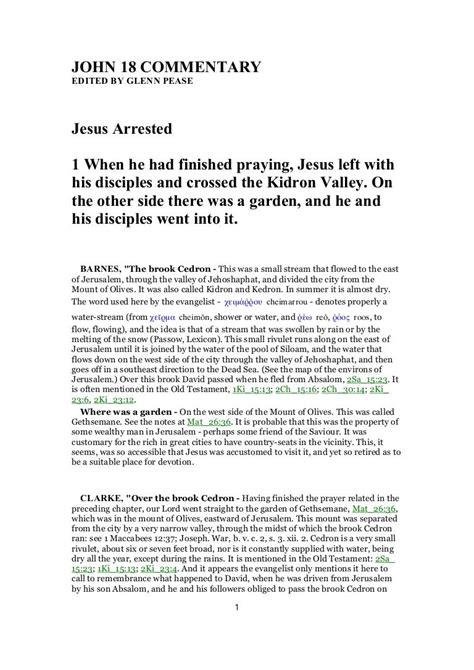 John 18 commentary easy english. Things To Know About John 18 commentary easy english. 