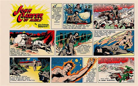 John Carter of Mars comic strip - The Daily Cartoonist