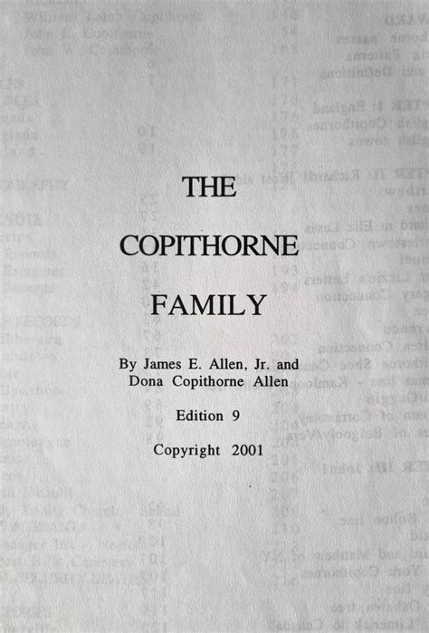 John Copithorne (1811 - 1866) - Genealogy