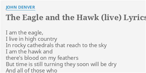 John Denver - The Eagle and the Hawk Lyrics Meaning