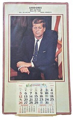John F Kennedy Calendar