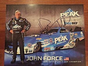 John Force In Nhra Autographed Items for sale eBay