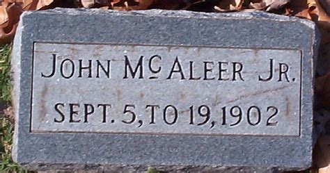 John McAleer, Jr. - Memories Trees