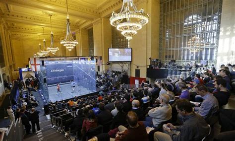 John Nimick ’81 Runs Iconic Squash Tournament in Grand Central