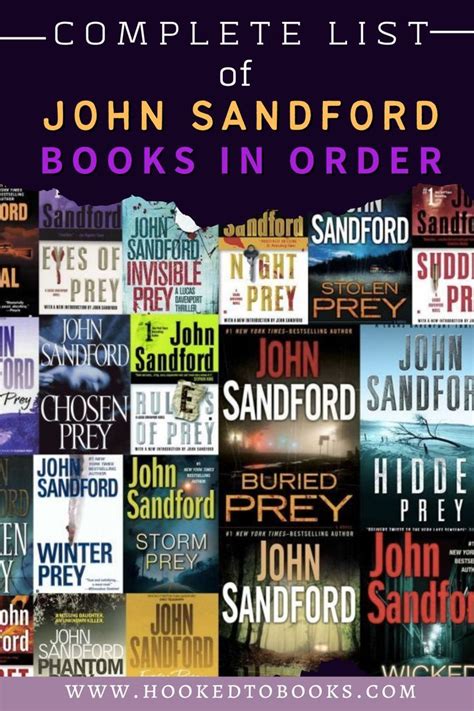 John Sandford Books In Order Printable List
