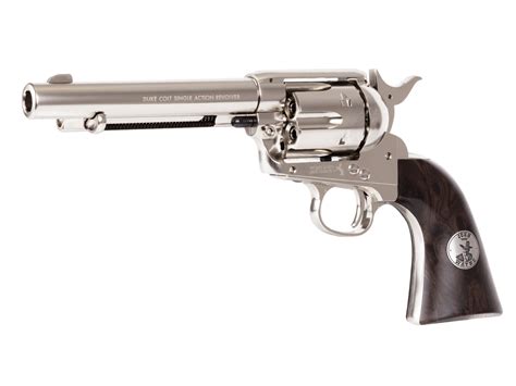 John Wayne Colt CO2 Pellet Revolver, Nickel Pyramyd Air