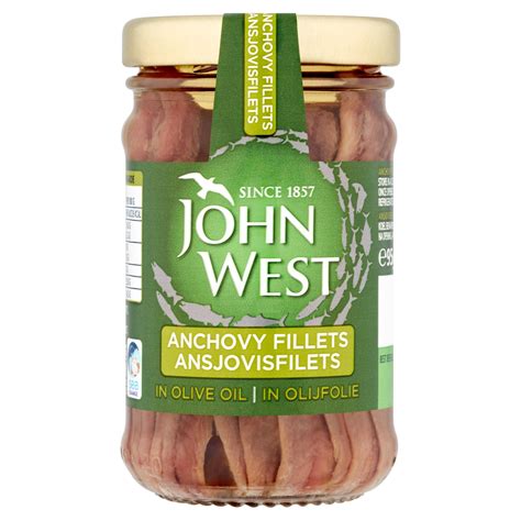 John West Anchovy Fillets in Olive Oil (95g) - Compare Prices